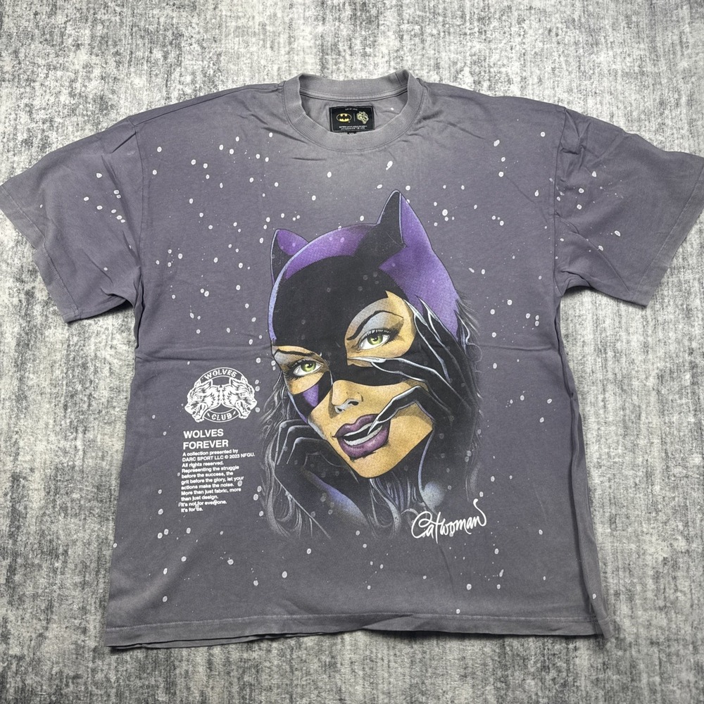 Darc Sport x Batman "Careful What You Wish For" Plum Night Sky XL Vtg